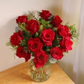 Luxury Red  Rose Hand tied