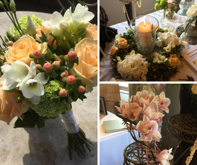 Memorable wedding flowers