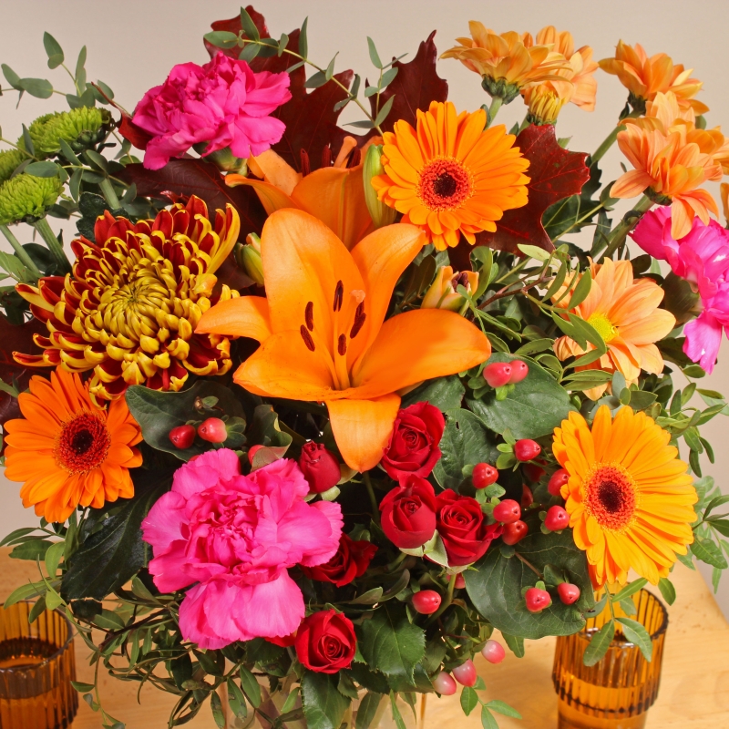 Orange Splendour  Hand tied