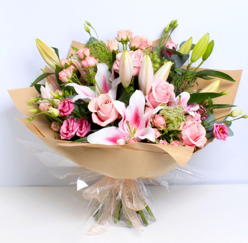 Pink Radiance Hand tied