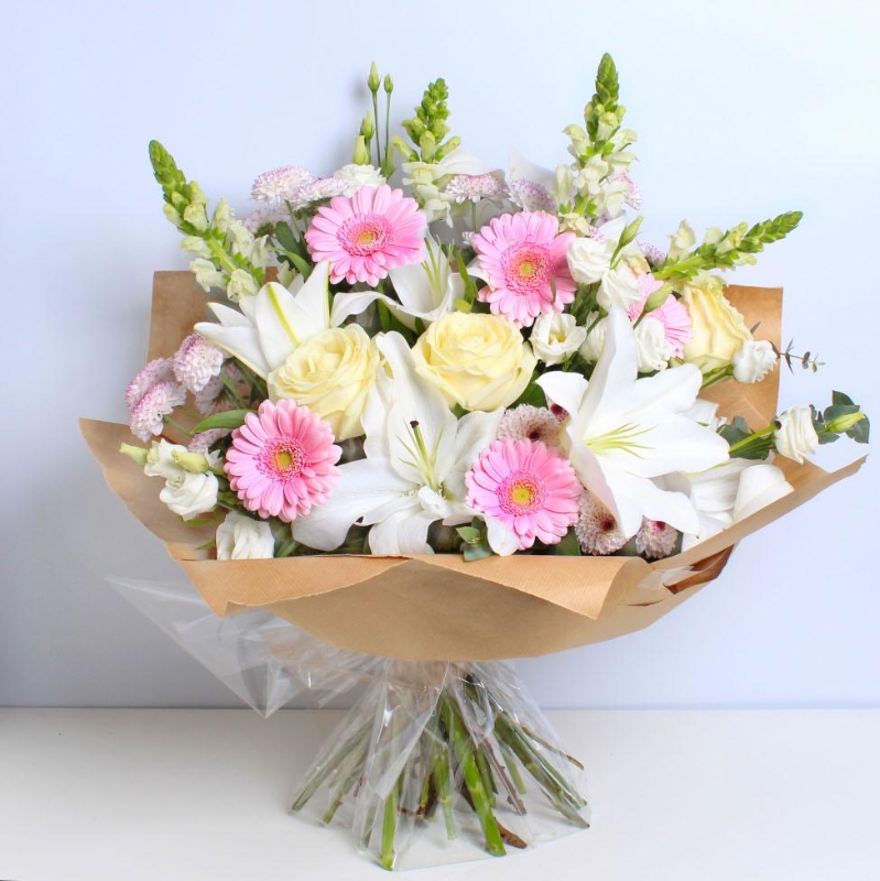 Pure Pastels Hand tied