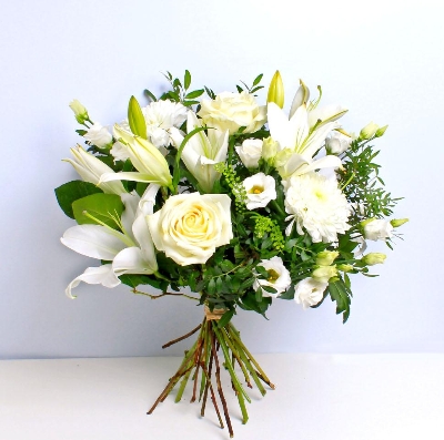 Timeless Whites Hand tied