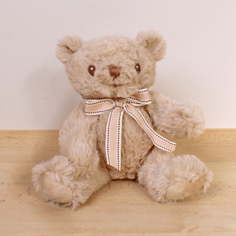 Lovely Lilacs New Baby Hatbox with Recycled Ralph Bear