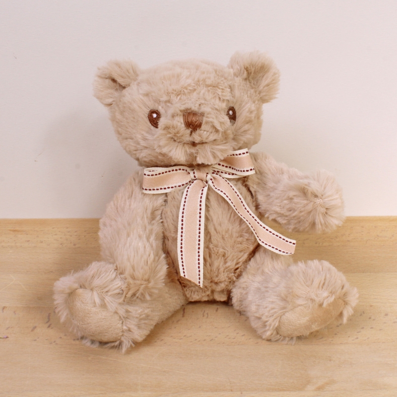 Rose Blush New Baby Hatbox with Recycled Ralph Bear