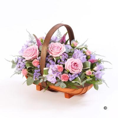 Mixed Basket   Pink and Lilac *
