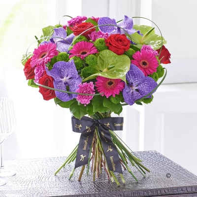 Luxury Vanda Orchid and Anthurium Hand tied – buy online or call 023 8044  0011