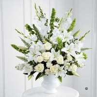 White and Green Service Arrangement *