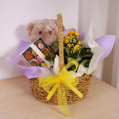 Lilac Gift Basket