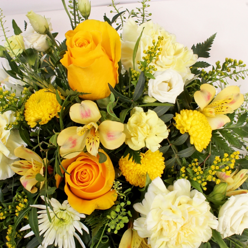 Yellow and Cream Posy