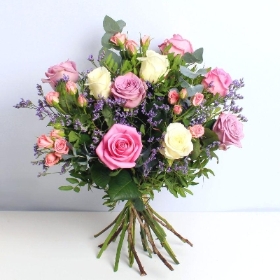 Mixed Rose Handtied