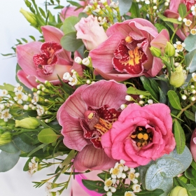 Orchid Hat Box