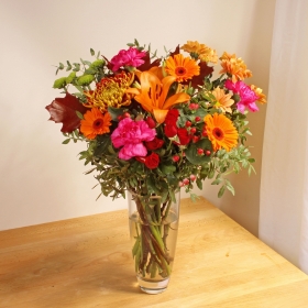 Orange Splendour  Hand tied