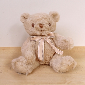 Lovely Lilacs New Baby Hatbox with Recycled Ralph Bear