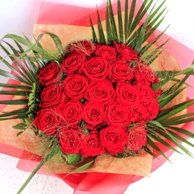 Luxury Two Dozen Red Roses