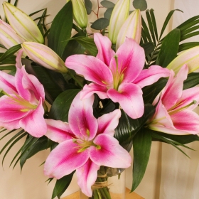 Pink Lily Bouquet