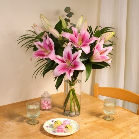 Pink Lily Bouquet