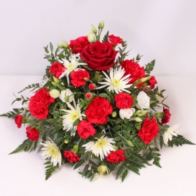 Red and White Posy