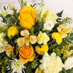 Yellow and Cream Posy